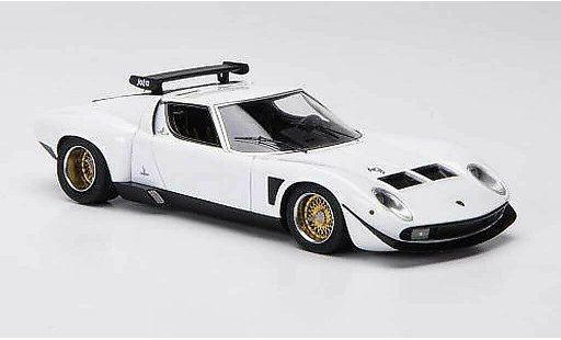 Lamborghini Miura Jota 1/43 FrontiArt SVR weiss 1972 modellautos