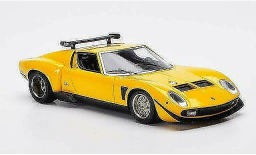 Lamborghini Miura Jota 1/43 FrontiArt SVR gelb 1972 modellautos