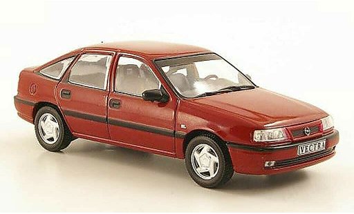 Opel Vectra GL 1/43 Hachette A rot (ohne Magazin) 1993 modellautos
