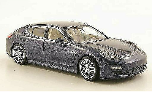 Porsche Panamera 4S 1/43 Minichamps blau 2010 modellautos
