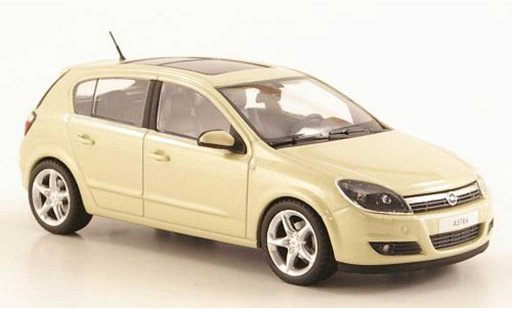 Opel Astra Base 1/43 Minichamps H beige 5-Turer modellautos