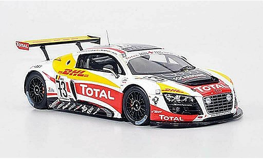 Audi R8 lms 1/43 Spark No.73 Total/DHL 24h Spa 2010 modellautos