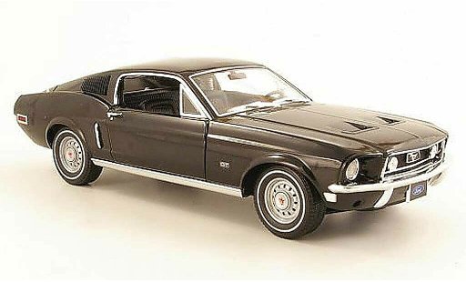 Ford Mustang Fastback 1/18 Greenlight GT 2+2 schwarz modellautos