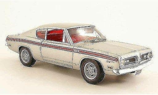 Plymouth Barracuda 1969 1/18 Highway 61 383 Formula S grau metallisee modellautos