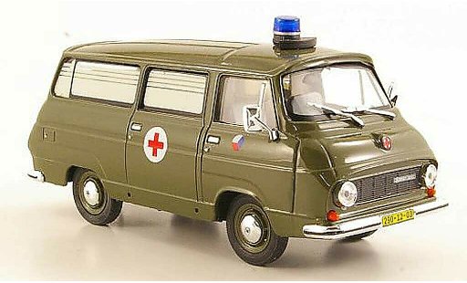Skoda 1203 Ambulanz 1/43 Abrex Rettungswagen Tschechische Armee modellautos