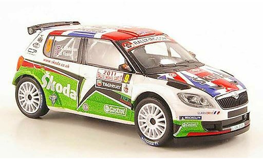 Skoda Fabia S2000 1/43 Abrex No.9 Mikkelsen/Floene Rally Monte Carlo 2011 modellautos