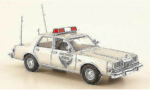 Dodge Diplomat police 1/43 First Response Ohio State Highway Patrol 1985 modellautos