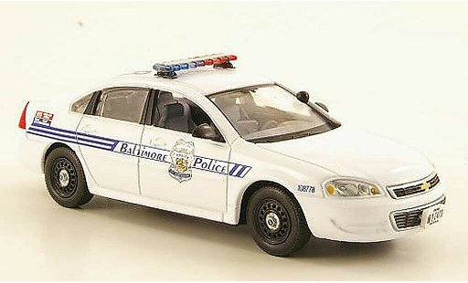 Chevrolet Impala police 1/43 First Response 2011 Baltimore Maryland modellautos