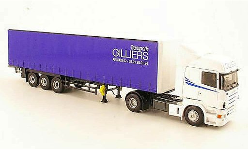 Scania Serie R Highline 1/43 Eligor HighlineTransports Gilliers Gardinenplanen-SZ modellautos