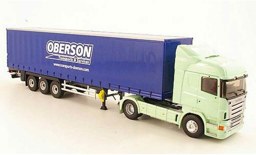 Scania Serie R Highline 1/43 Eligor Transports & Services Oberson Gardinenplanen-Sattelzug modellautos