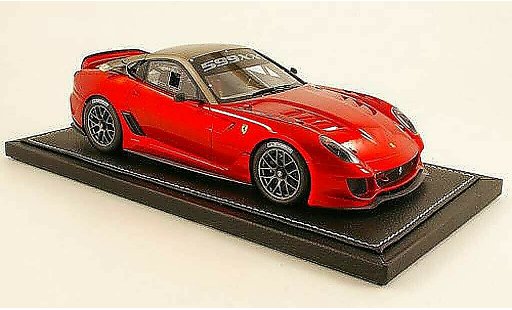 Ferrari 599 XX 1/18 BBR Models rot/grau 2009 modellautos