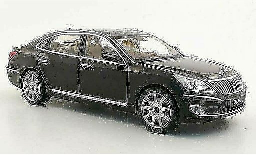 Hyundai Equus Base 1/18 Minikraft schwarz modellautos