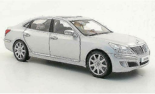 Hyundai Equus Base 1/18 Minikraft grau metallise modellautos