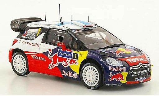 DS Automobiles DS3 WRC 2011 1/43 Spark No.1 S.Loeb / D.Elena Rally Finnland modellautos