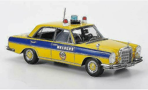 Mercedes 280 SE 1/43 DIP Models (W108) GAI - Milizija Mockba Polizei Moskau 1975 modellautos