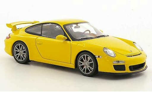 Porsche 911 GT3 1/43 Minichamps (II) gelb 2009 modellautos