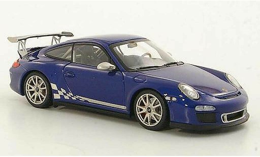 Porsche 911 GT3 RS 1/43 Minichamps 2010 (II) blau modellautos