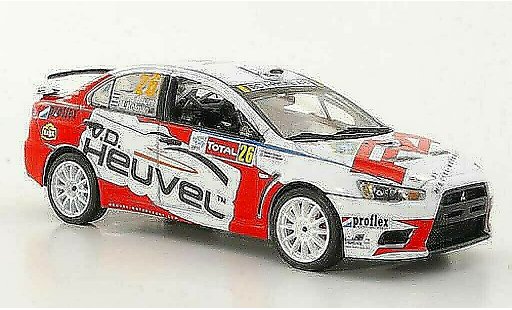 Mitsubishi Lancer Evolution IX 1/43 Vitesse R4 No.26 J.v.d.Heuvel / M.Kolman Rally Ypern 2011 modellautos