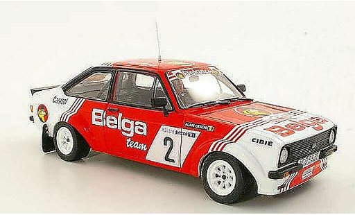 Ford Escort Rally 1/18 Sun Star 1800 No.2Belga R.Droogmans / A.GeronSkoda 1981 modellautos