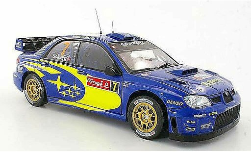 Subaru Impreza WRC 1/18 Sun Star No.7 P.Solberg / P.Mills Rally Portugal 2007 modellautos