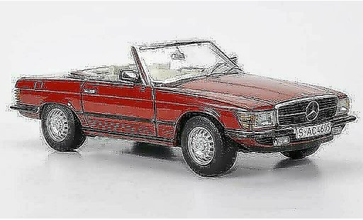 Mercedes 350 Base 1/18 Sun Star rot 1977 modellautos