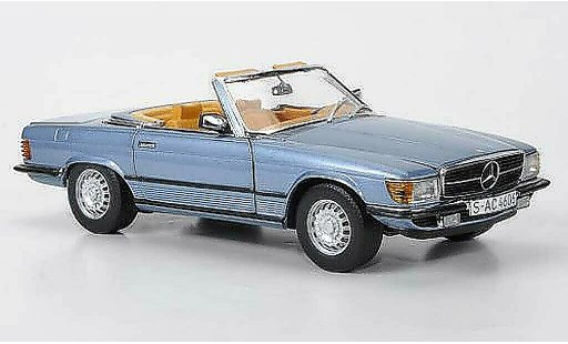 Mercedes 350 Base 1/18 Sun Star blau 1977 modellautos