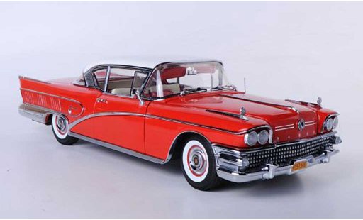 Buick Limited Coupe 1/18 Sun Star Hardtop rot/weiss 1958 modellautos