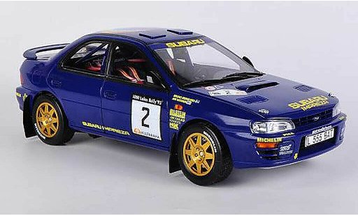 Subaru Impreza 555 1/18 Sun Star No.2 2nd 1000 Lakes Rally 1993 A.Vantanen/B.Berglund modellautos