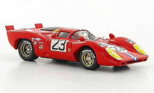 Ferrari 312 P 1/43 Best No.23 NART Chinetti Jr. / Adamowicz Sebring 1970 modellautos