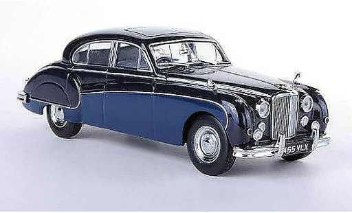 Jaguar MK 8 1/43 Oxford MkVIII schwarz/blau RHD modellautos