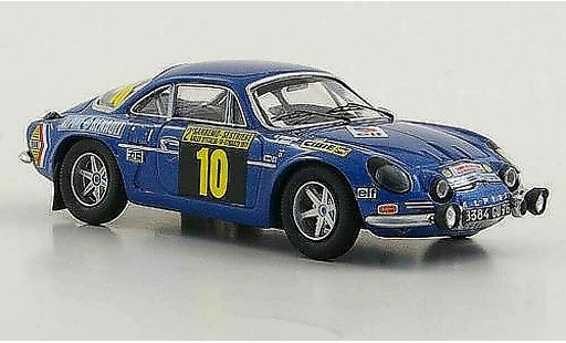 Alpine A110 1600 s 1/43 Trofeu 1600S No.10 B.Darniche / A.Mahe Rally San Remo 1971 modellautos