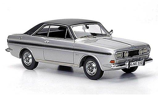Ford Taunus 15M 1/43 Neo P6 Coupe grau /schwarz modellautos