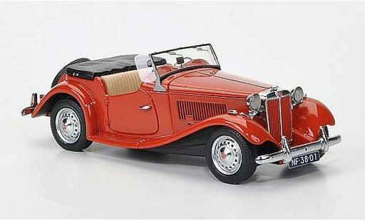 MG TD MkII 1/43 Neo rot LHD 1950 modellautos
