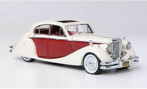 Jaguar MK 5 1/43 Neo beige/rot LHD 1950 modellautos