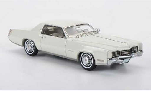 Cadillac Eldorado Coupe 1/43 Neo 2-portes weiss 1968 modellautos