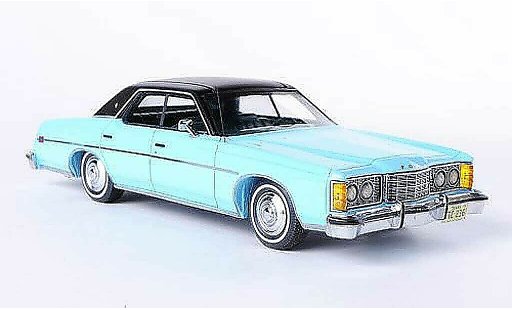 Ford LTD 1973 1/43 Neo blau/matt schwarz modellautos
