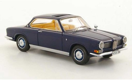 Bmw 3200 cs bertone 1/43 Neo blau 1961 modellautos