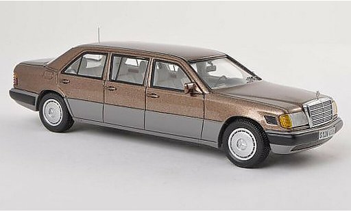 Mercedes 250 Base 1/43 Neo grau Lang (V124) brun/grau modellautos