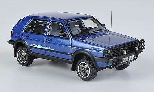 Volkswagen Golf Country 1/43 Neo blau 1990 modellautos