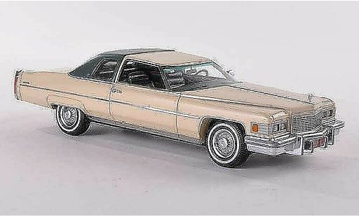 Cadillac Deville Sedan 1/43 Neo 1976 beige/mattgraugr&Atilde;&frac14;n modellautos