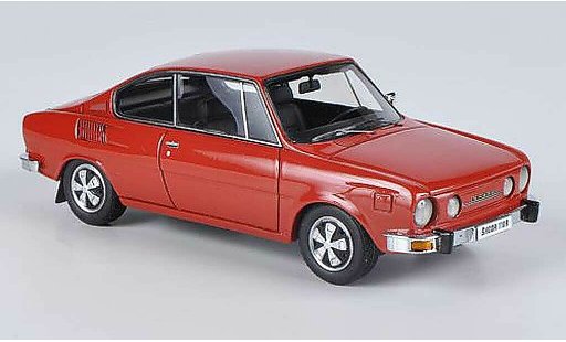 Skoda 110 Coupe 1/43 Neo rot 1972 modellautos