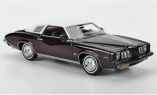 Pontiac Grand Am Base 1/43 Neo 2-portes Coupe rot/mattweiss 1973 modellautos