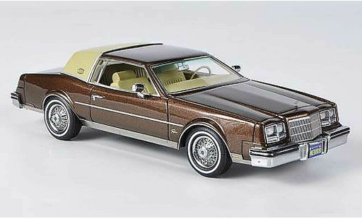 Buick Riviera coupe 1/43 Neo 1982 braun/beige modellautos