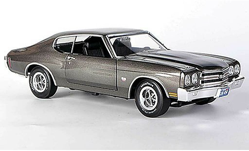 Chevrolet Chevelle SS 1/18 Ertl 1970 SS454 grau/schwarz modellautos
