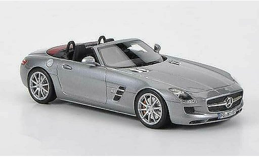 Mercedes SLS Roadster 1/43 Schuco AMG (A197) grau 2012 modellautos