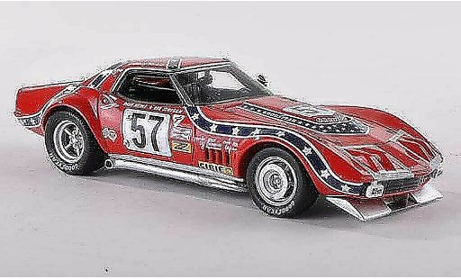 Chevrolet Corvette course 1/43 TrueScale Miniatures C3 L88 No.57 12h Sebring D.Heinz/B.Johnson 1972 modellautos