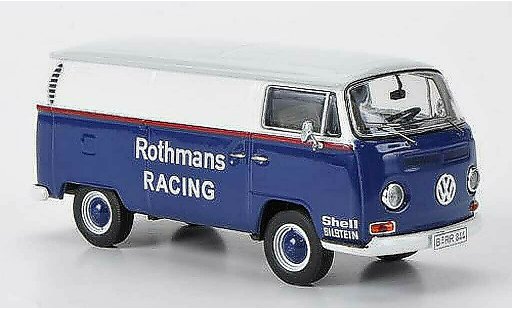 Volkswagen T2 A 1/43 Premium ClassiXXs Kasten rothmans Racing weiss/blau/grau modellautos