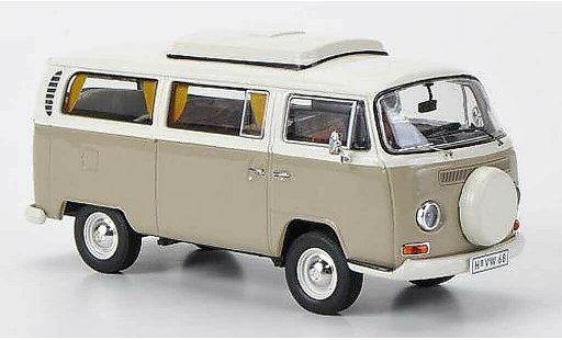 Volkswagen T2 A 1/43 Premium ClassiXXs Camping beige/weiss modellautos