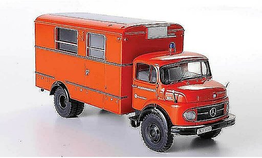 Mercedes LP 911 Koffer 1/43 Premium ClassiXXs Fenster- Katastrophenschutz orange modellautos