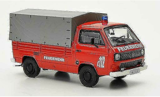 Volkswagen T3 B 1/43 Premium ClassiXXs Pritsche/Plane Feuerwehr modellautos